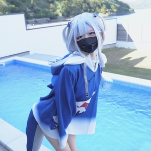 Hamusuk_k(hamusukee)@单售新作 - Gawr Gura +学院风[111P+3V/8.00G]
